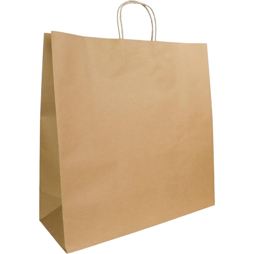 Greenii 100 Kraft Brown Paper With Handles Kraft 18 * 7 * 19 Party Gift Bags